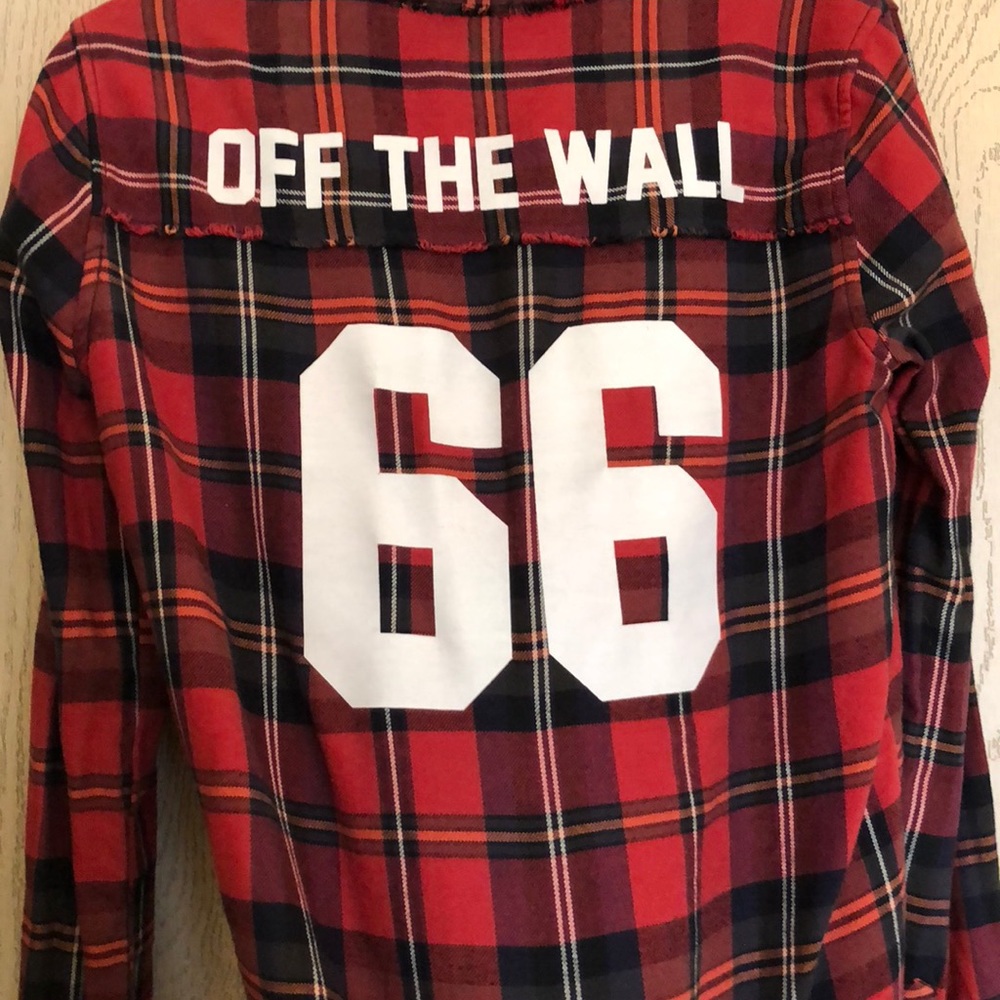 VANS Red Plaid Flannel
